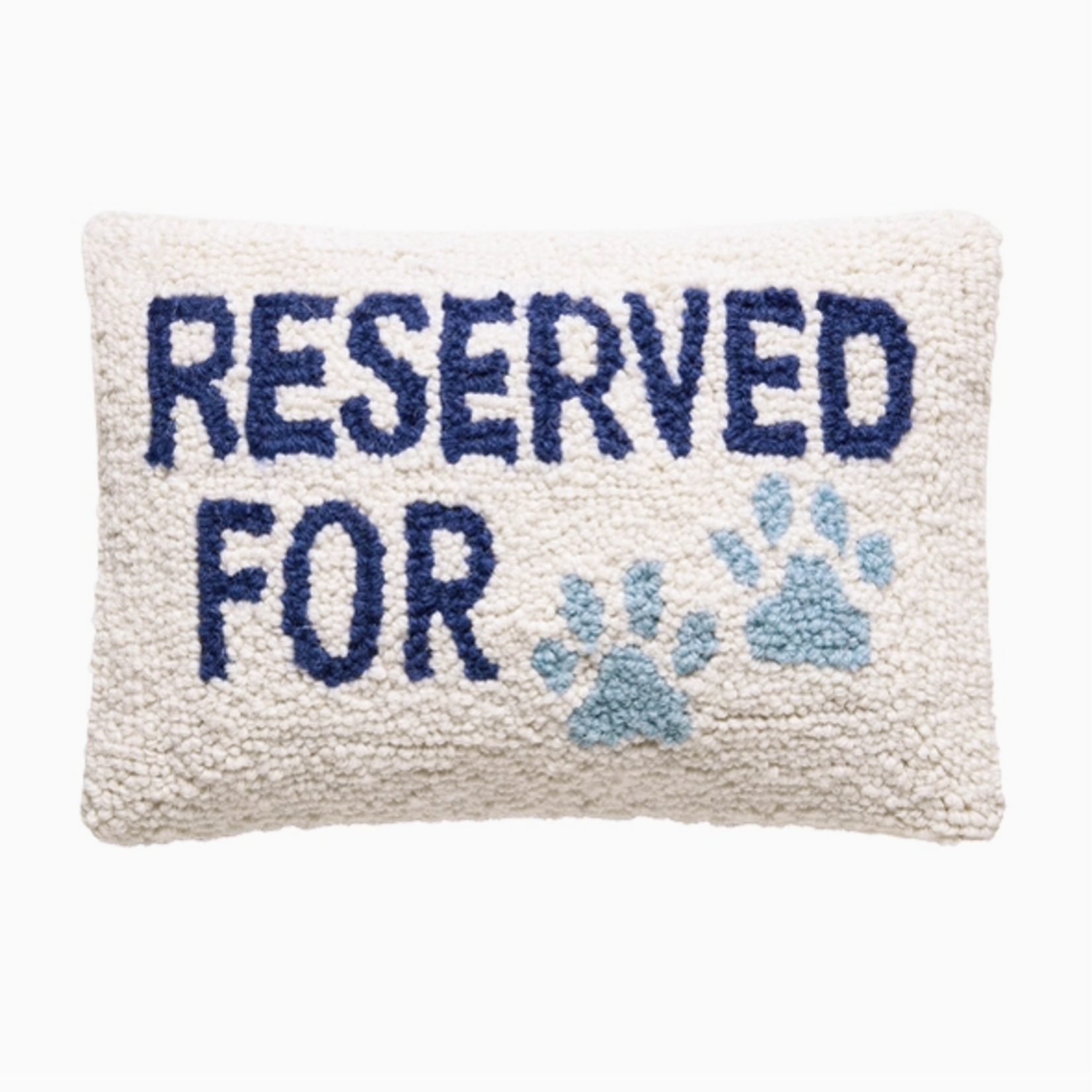 Pillows - Hooked Reserved For The Dogs Pillow