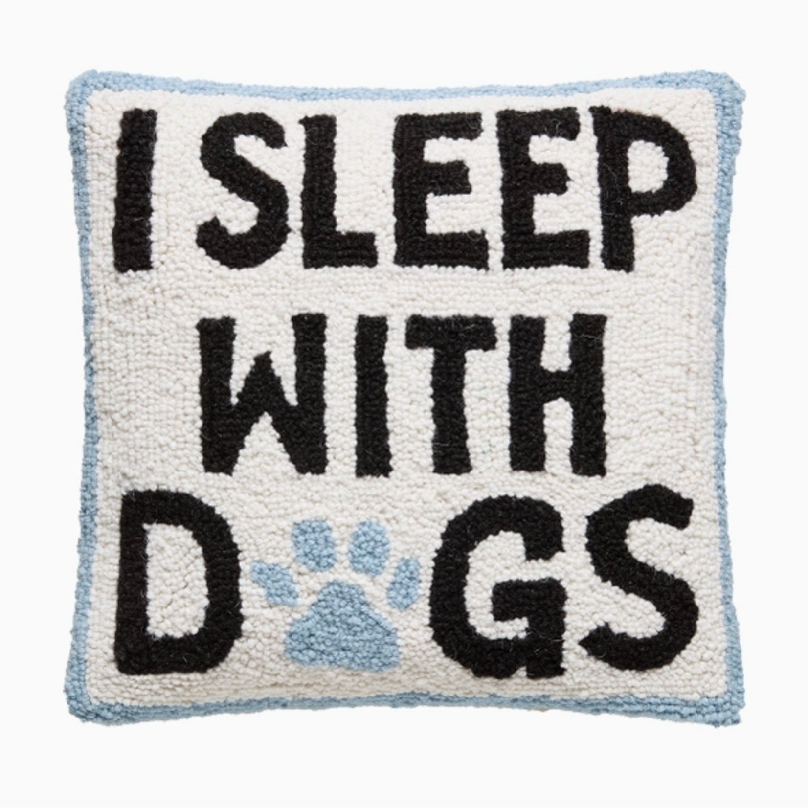 Pillows - Hooked I Sleep With Dogs Pillow