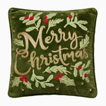 Pillows - Embroidered Merry Christmas Emb Pillow