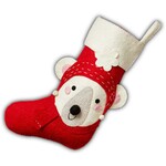 Stockings Winter Bear Felt Stocking