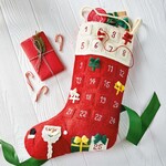 Stockings Holiday Advent Calendar Felt Stocking