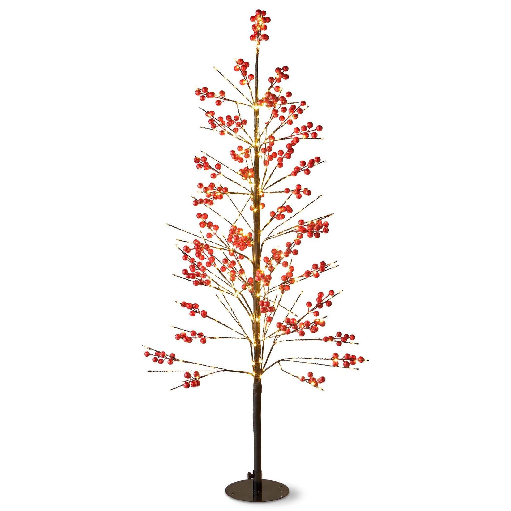 Holiday Trees Red Berry LED 4ft Tree