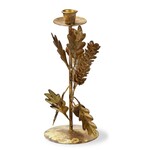 Candleholders Metal Oak Leaf & Acorn Candle Holder