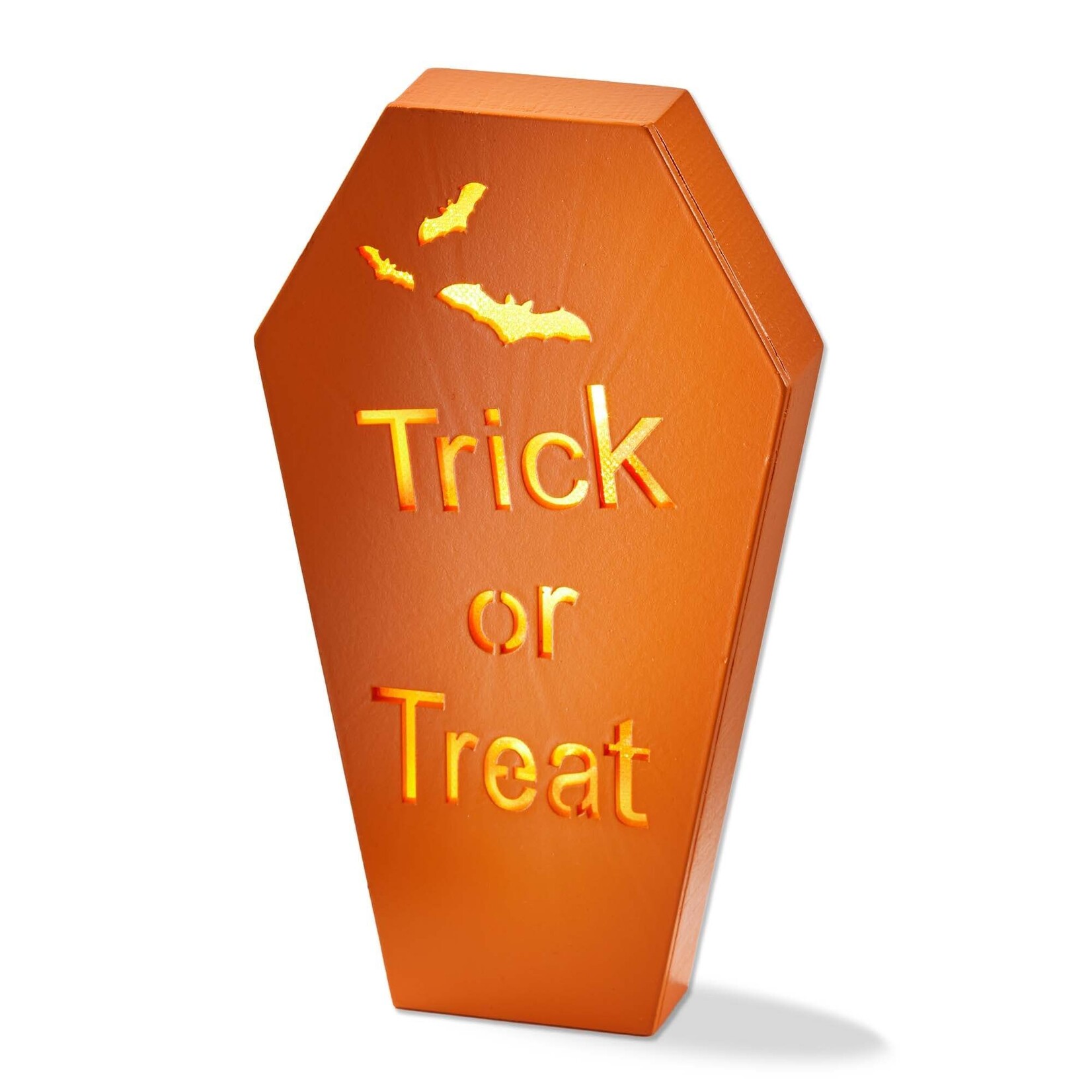 LED Lights Trick Or Treat Coffin LED Accent