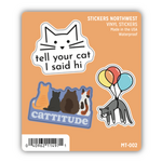 Stickers Cattitude Stickers Mini Trio