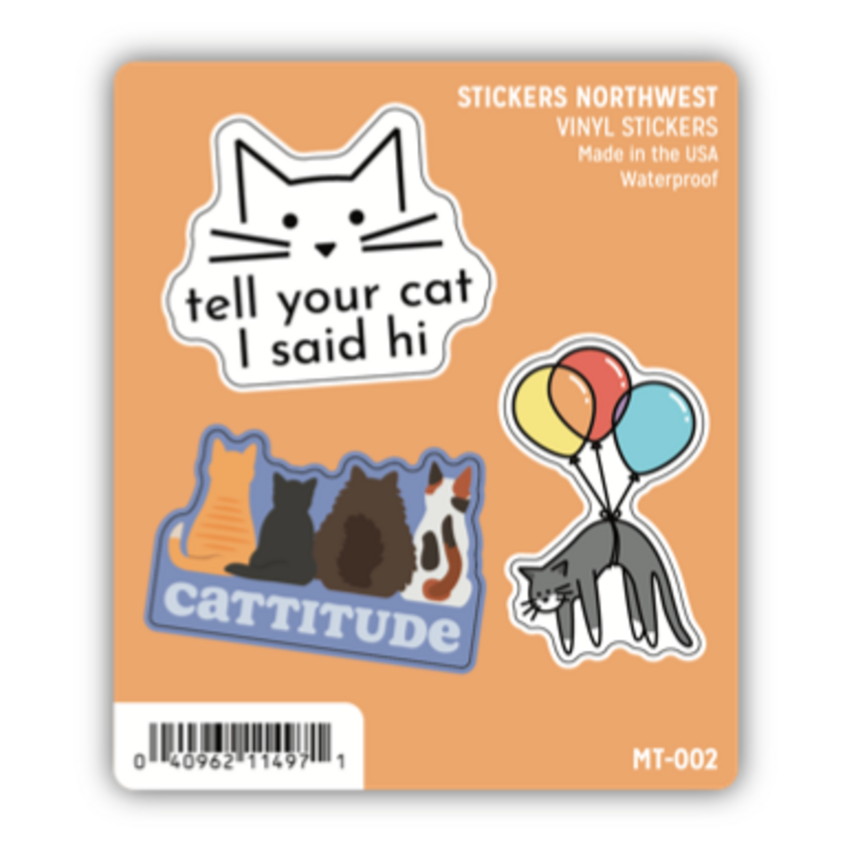 Stickers Cattitude Stickers Mini Trio