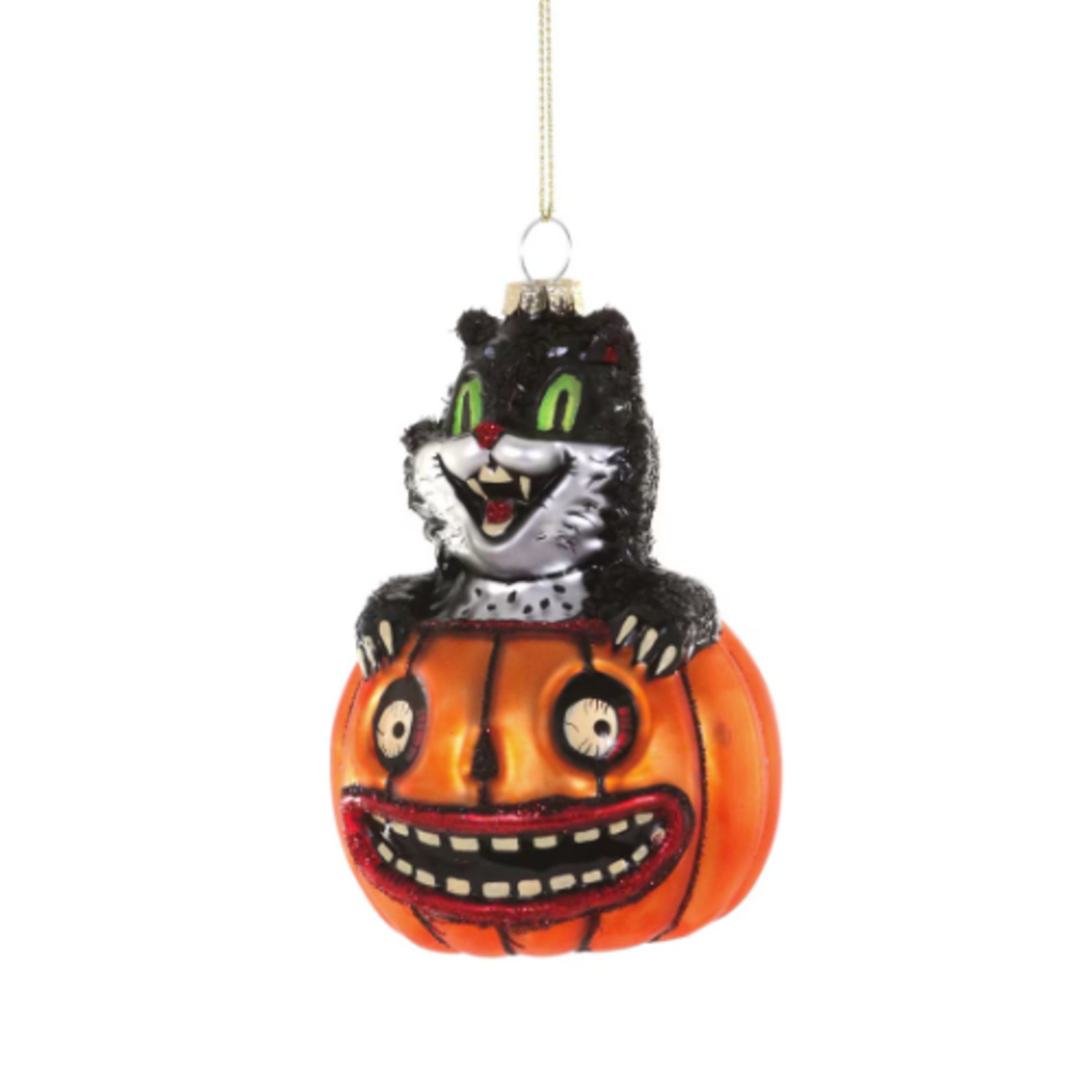 Ornaments Cat In Jack-O-Lantern
