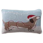 Pillows Dachshund Holiday Knit Pillow