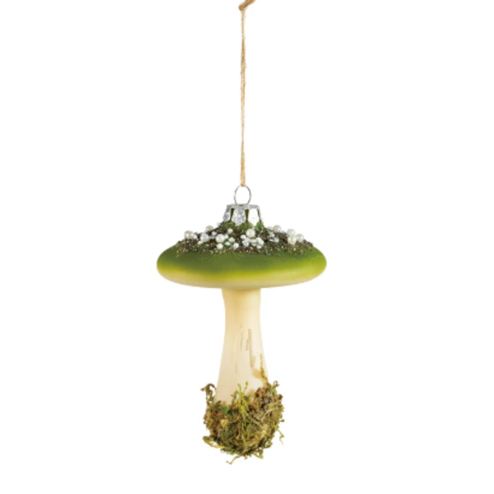 Ornaments Moss Mushroom Glass Ornament