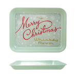 Trays Merry Christmas Whiskey Room Melamine Tray