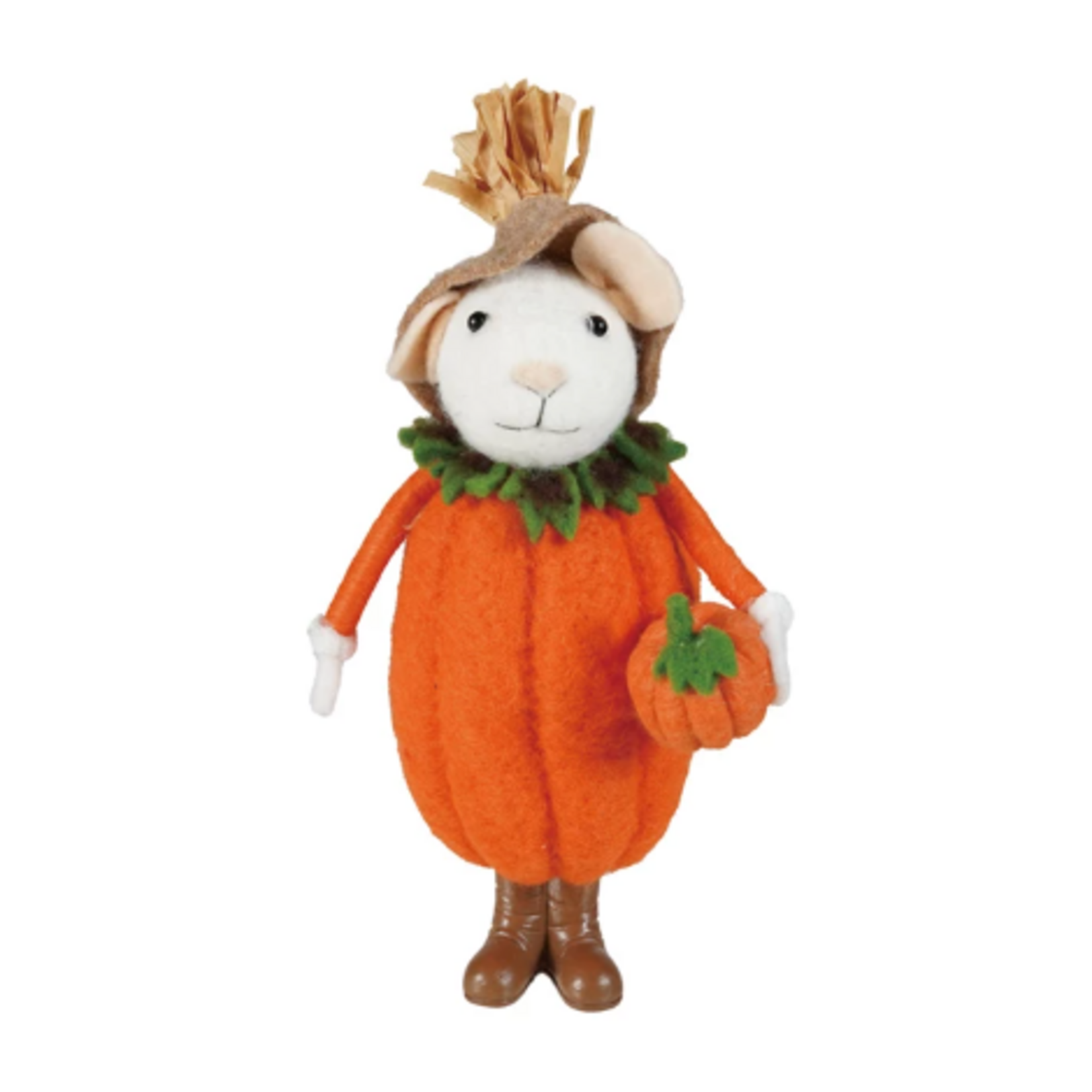 Ornaments - Felt Pumpkin Mouse