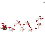 Garland Santa & Reindeer Felt Garland