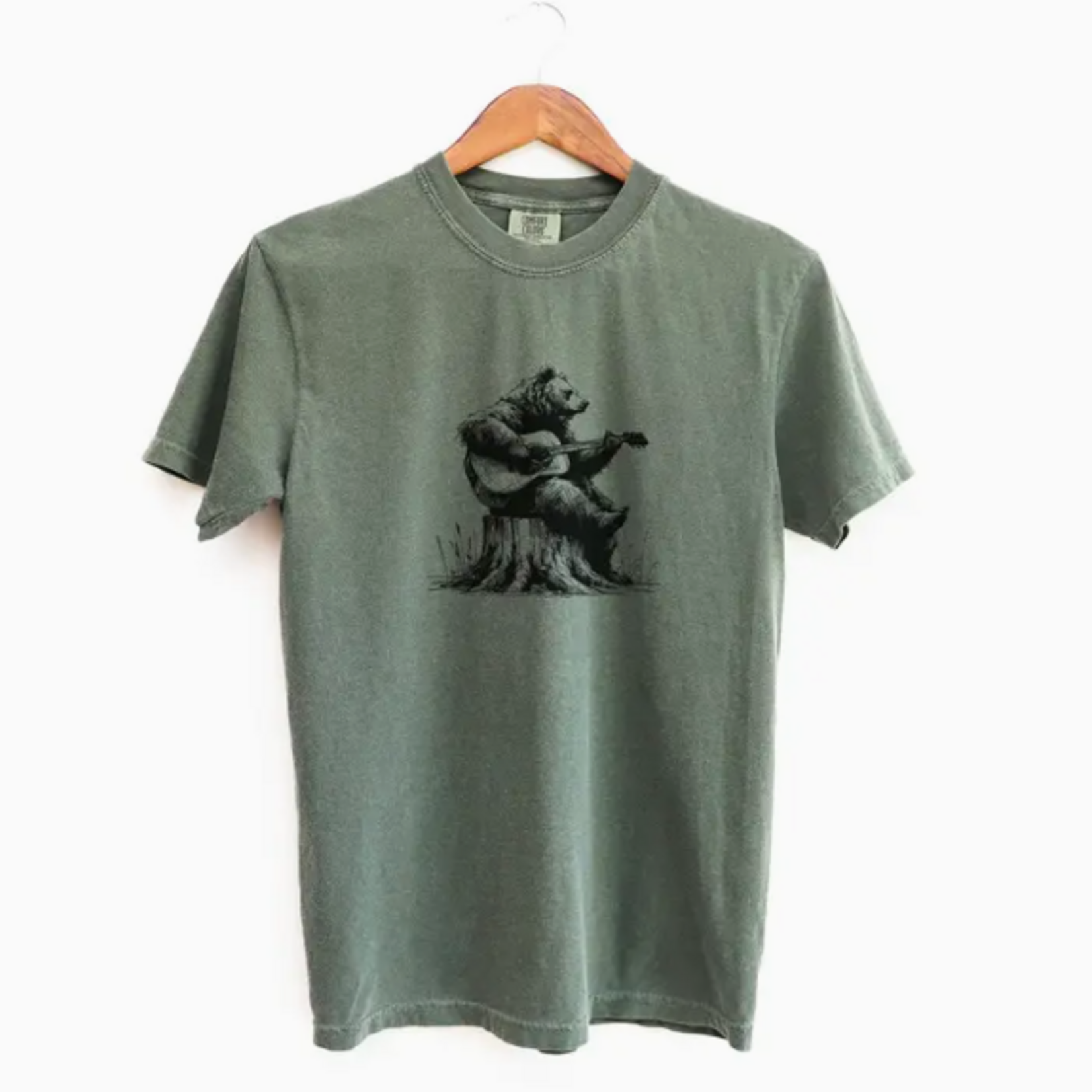 T-Shirts Bear Playing Guitar Unisex Tee