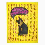 Greeting Cards - Birthday Happy Purrthday Cat Magnet Card