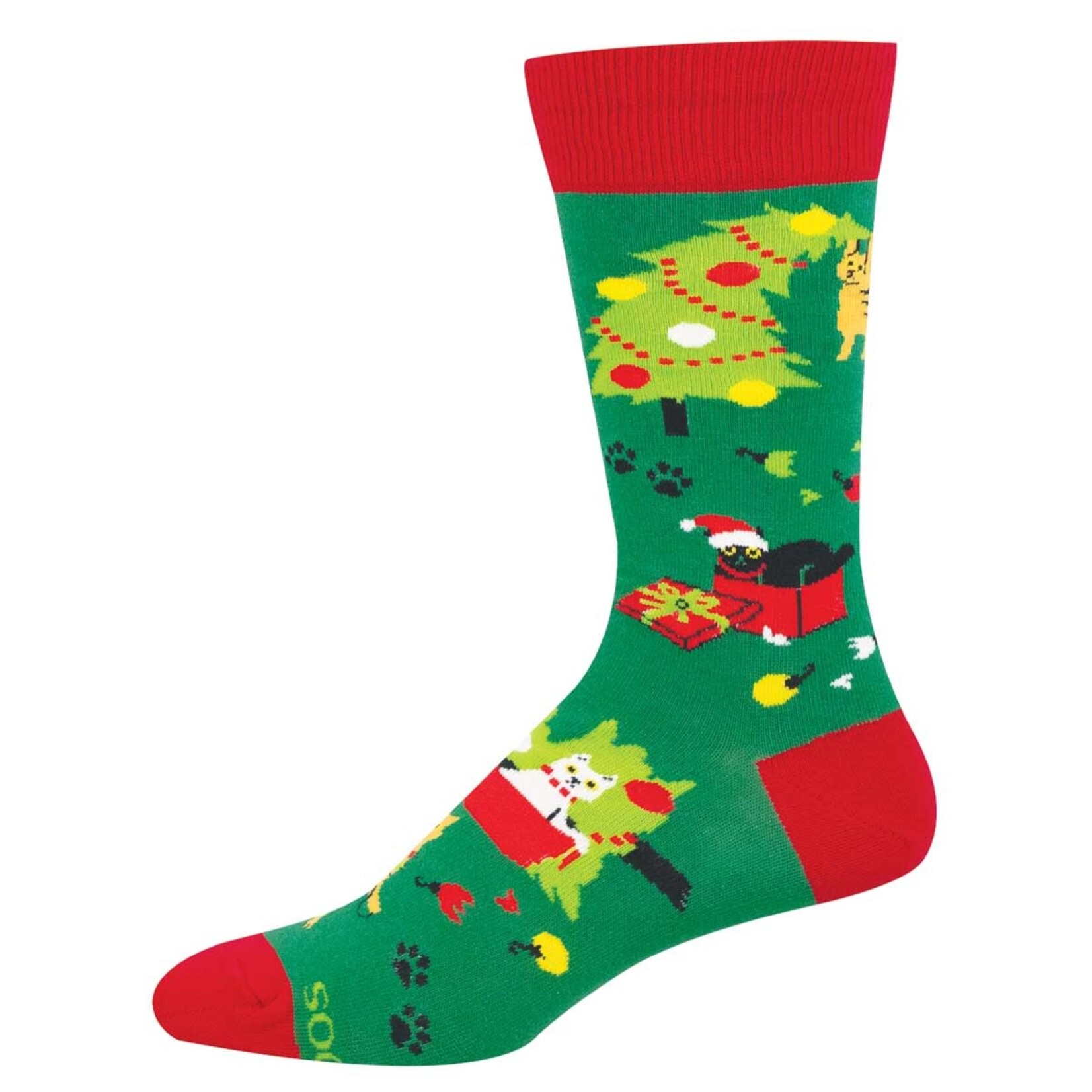 Socks Kitty Christmas Chaos Socks