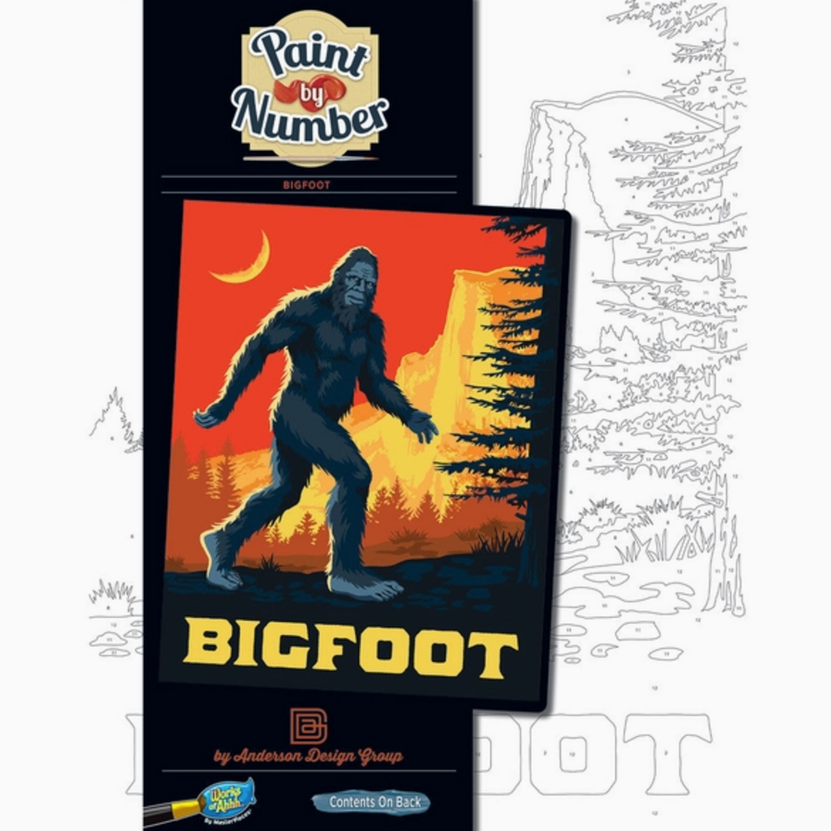 DIY Kits Big Foot Paint-By-Number Kit