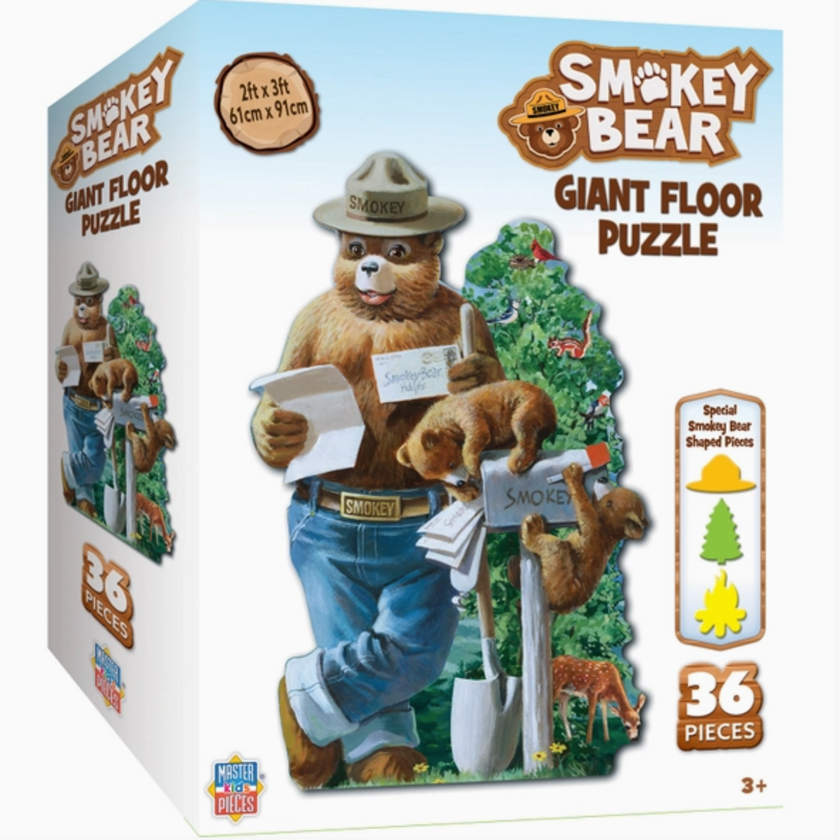 Puzzles Smokey Bear 36 Pc Floor Puzzle