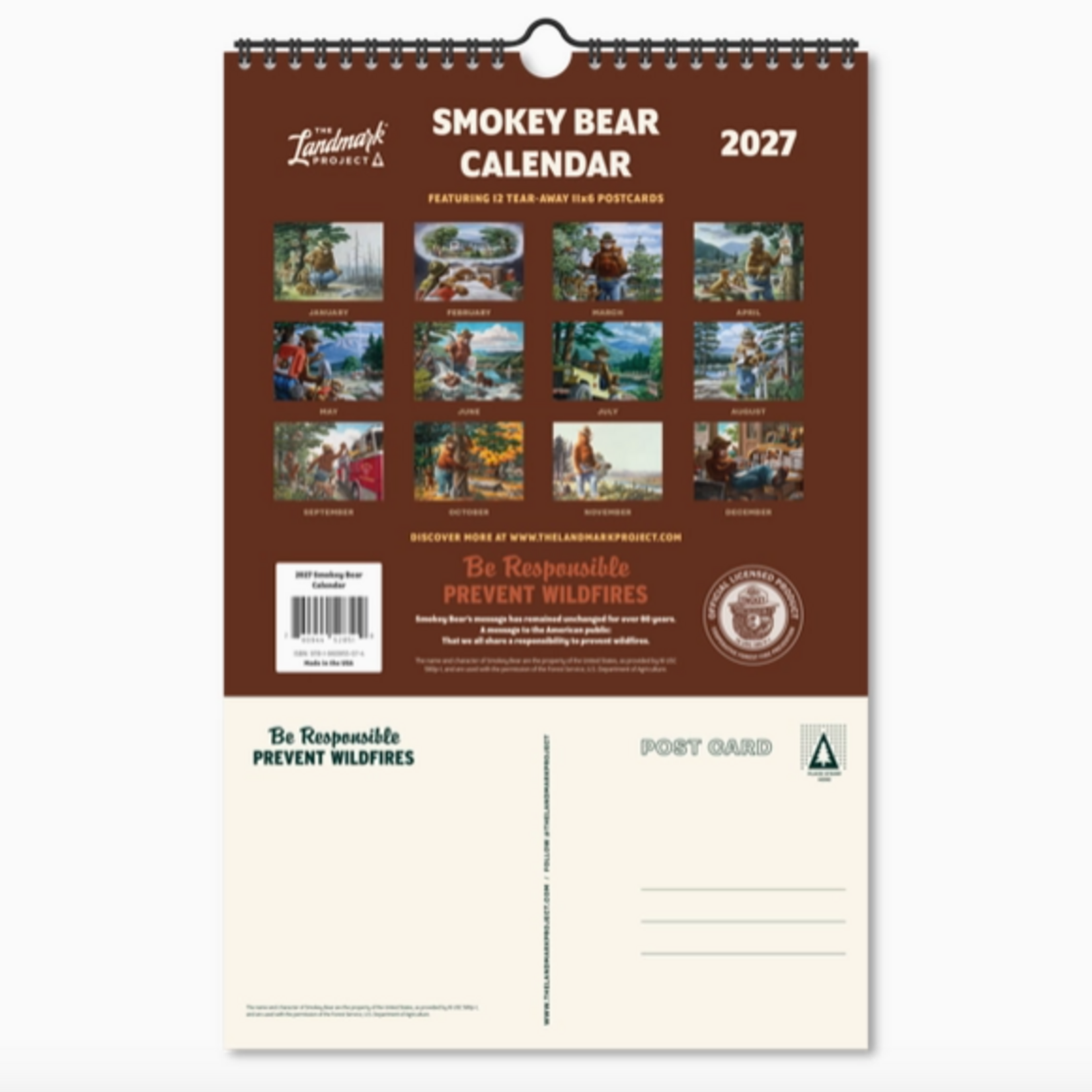 Calendars 2027 Smokey Bear Calendar