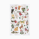 Tea Towels Cozy Christmas Cats Kitchen Towel