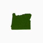 Coasters Oregon Felt Coaster - Dark Green