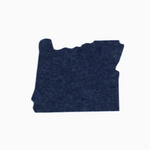 Coasters Oregon Felt Coaster - Navy