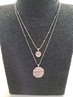 My Girl in LA Eden Circle Double Necklace