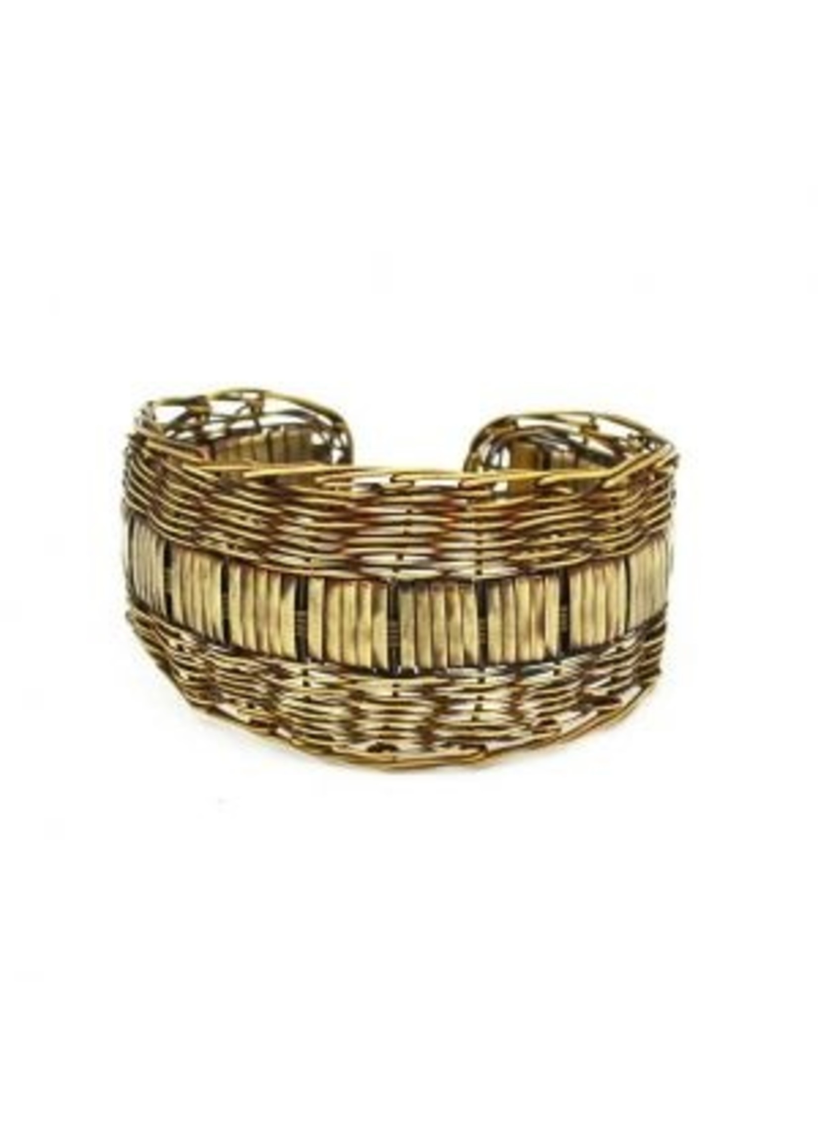 Anju Basket Weave Cuff