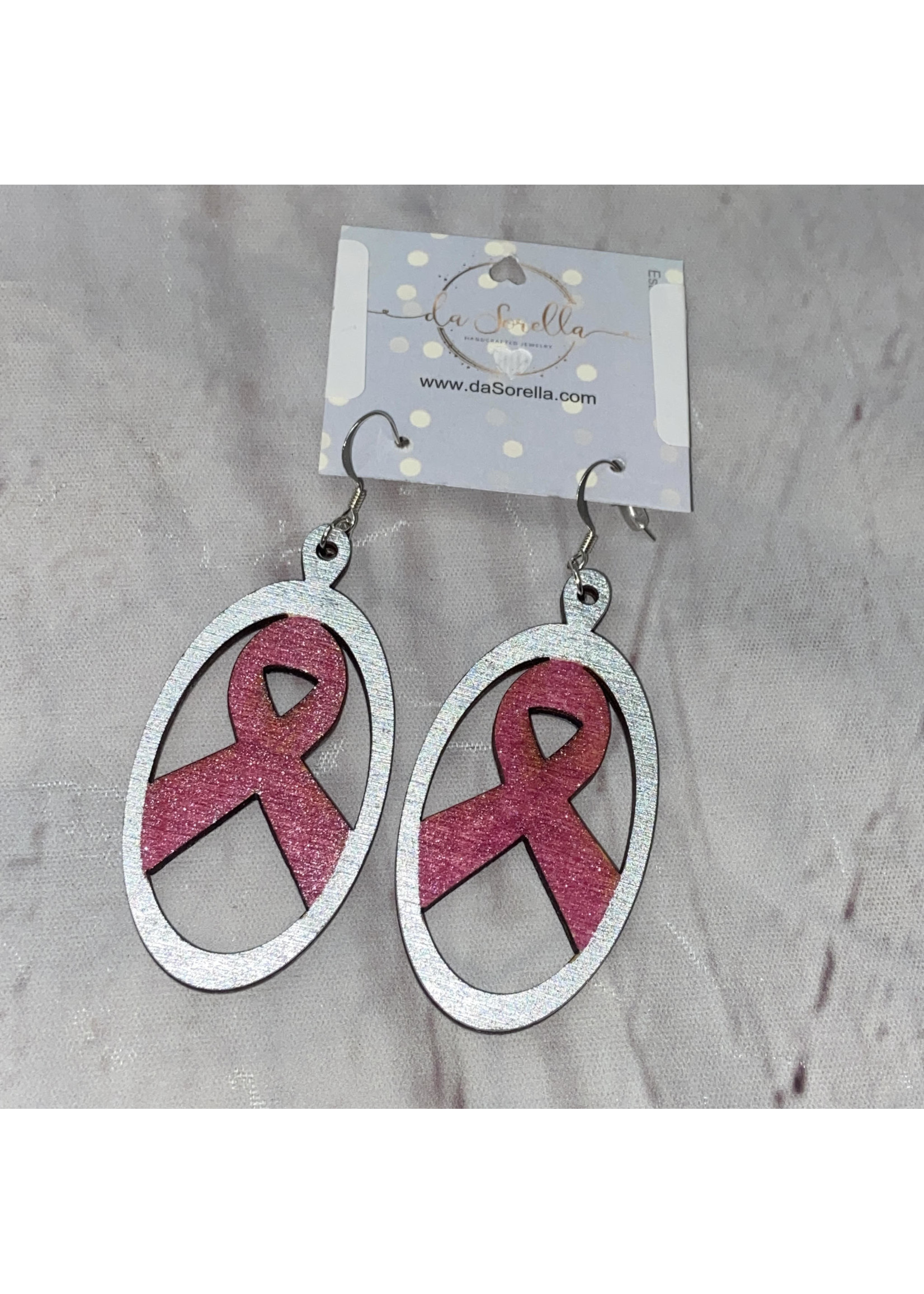 da Sorella da Sorella Breast Cancer Earrings