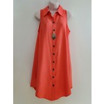 BohoChic Sleeveless Button Front and Back
