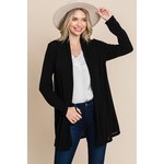 Emerald Plus Size Soft Solid Open Front Cardigan