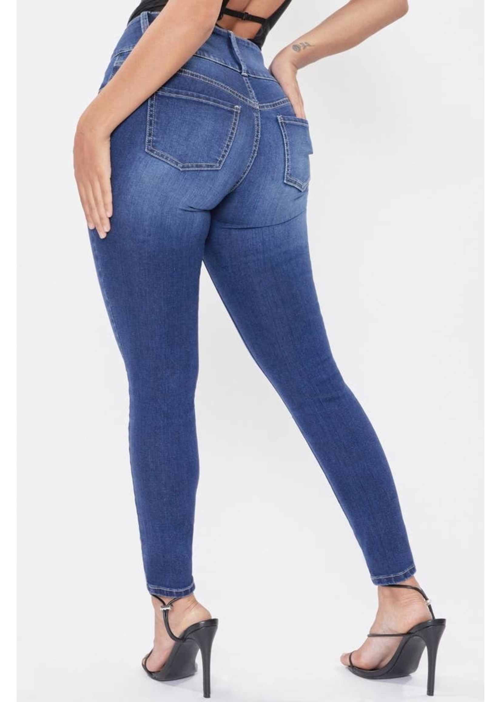 YMI 3 Button High-Rise Skinny Jeans