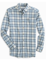 Southern Tide Maywood Plaid Flannel Intercoastal Performance Sport Shirt