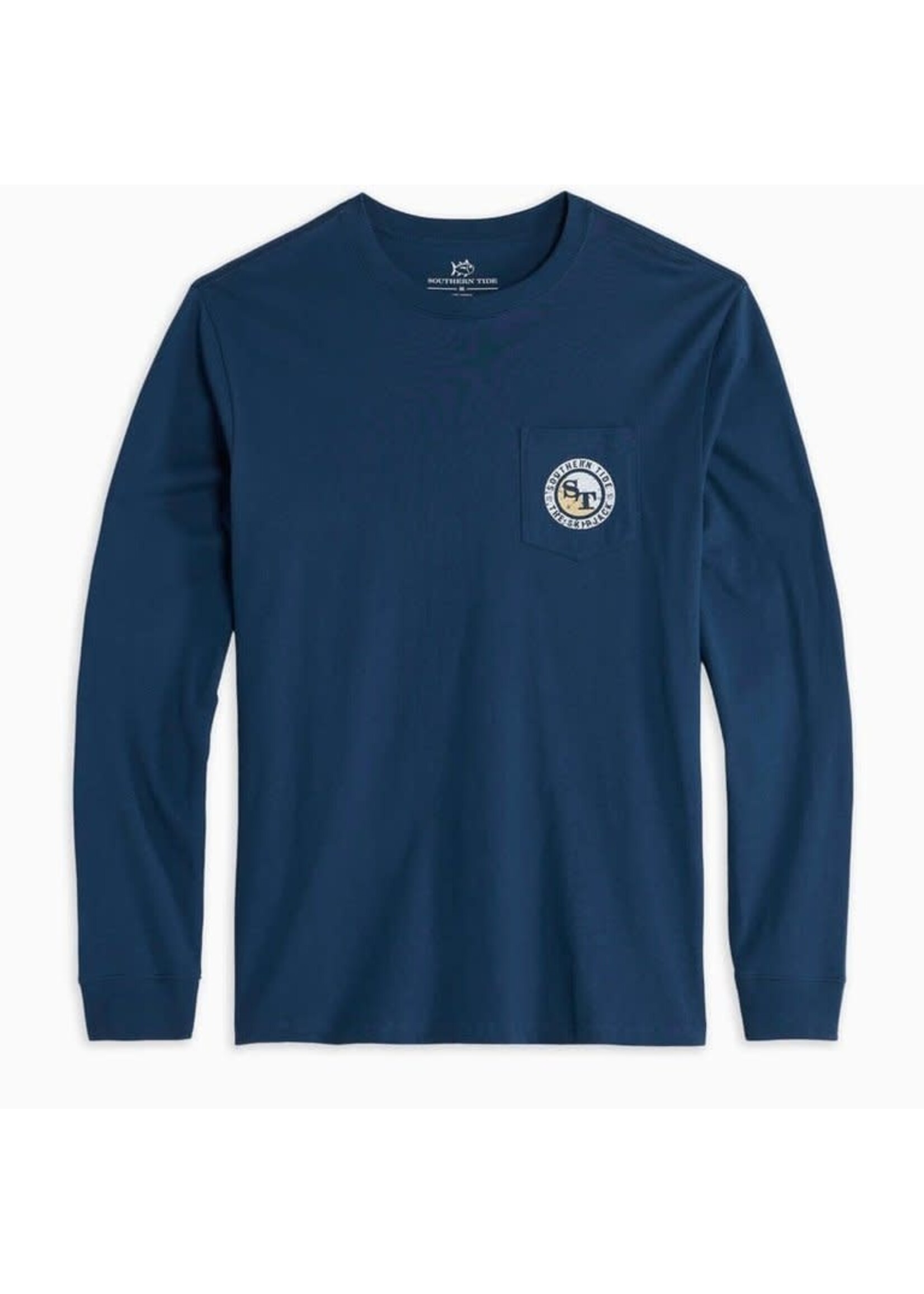 Southern Tide Nautical Flag O Patch Long Sleeve T-Shirt