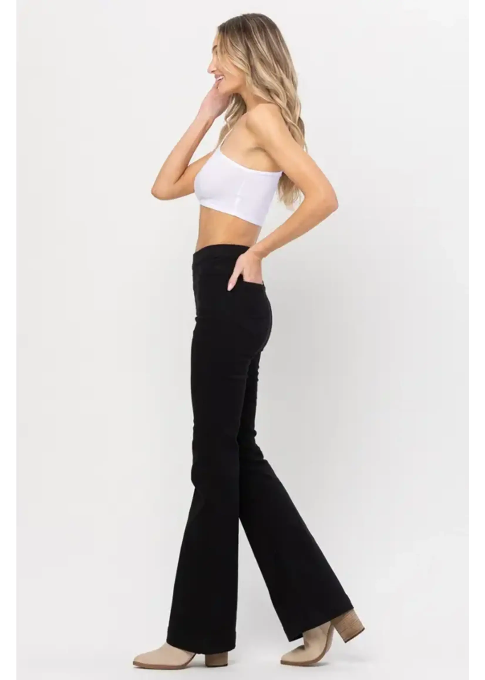 Jelly Jeans Mid Rise Pull On Flares