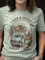 Southern Swank Heart Like a Truck T-shirt