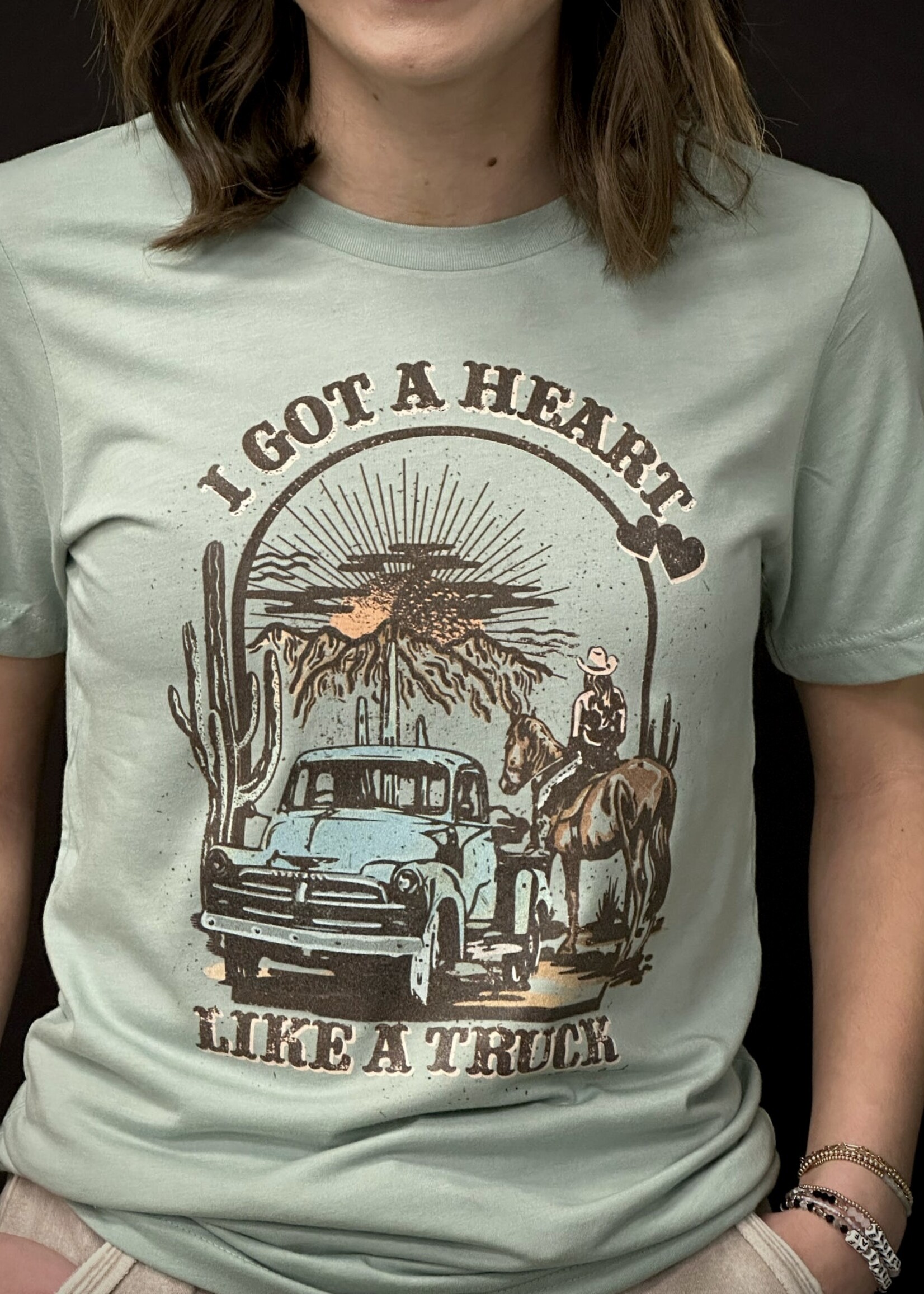 Southern Swank Heart Like a Truck T-shirt