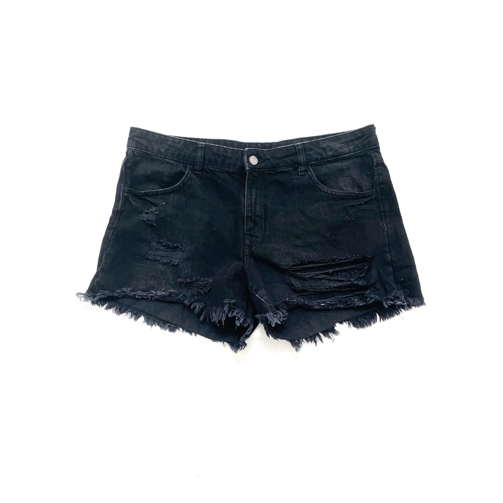 H\u0026M Distressed Denim Shorts - Size 10 