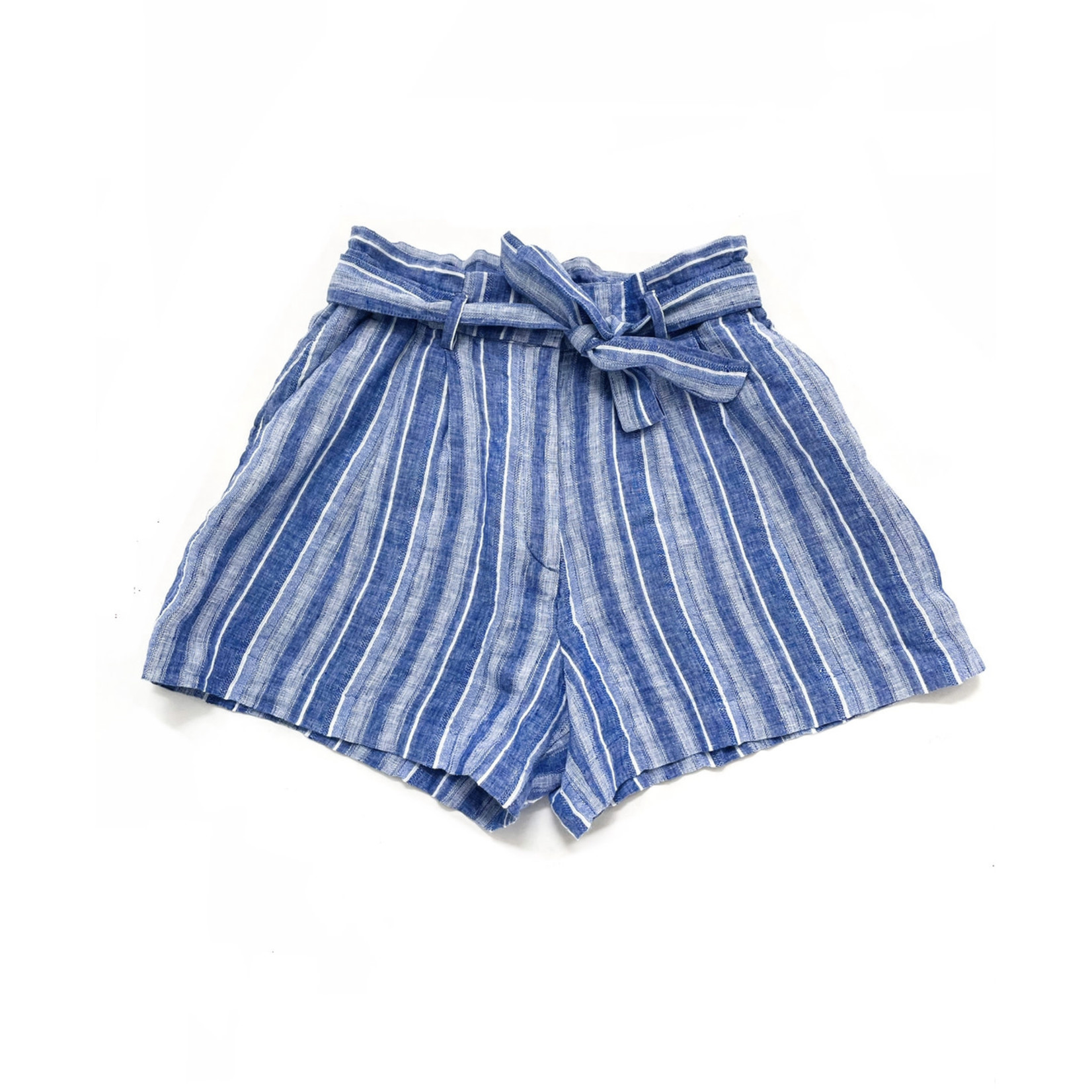 H&M H&M High-Waisted Striped Shorts - Size 8