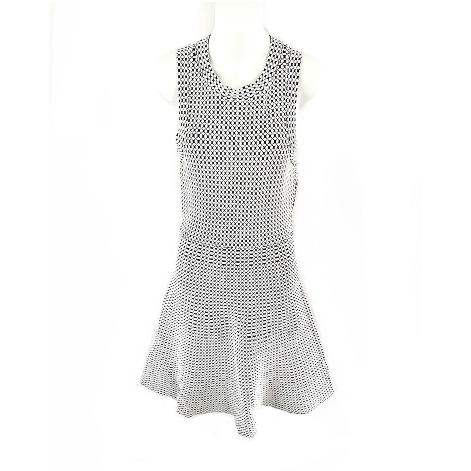Michael Kors Michael Kors Black & White Stretch Dress - Size S
