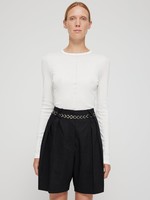 ROHE CONTRAST STITCHED TOP