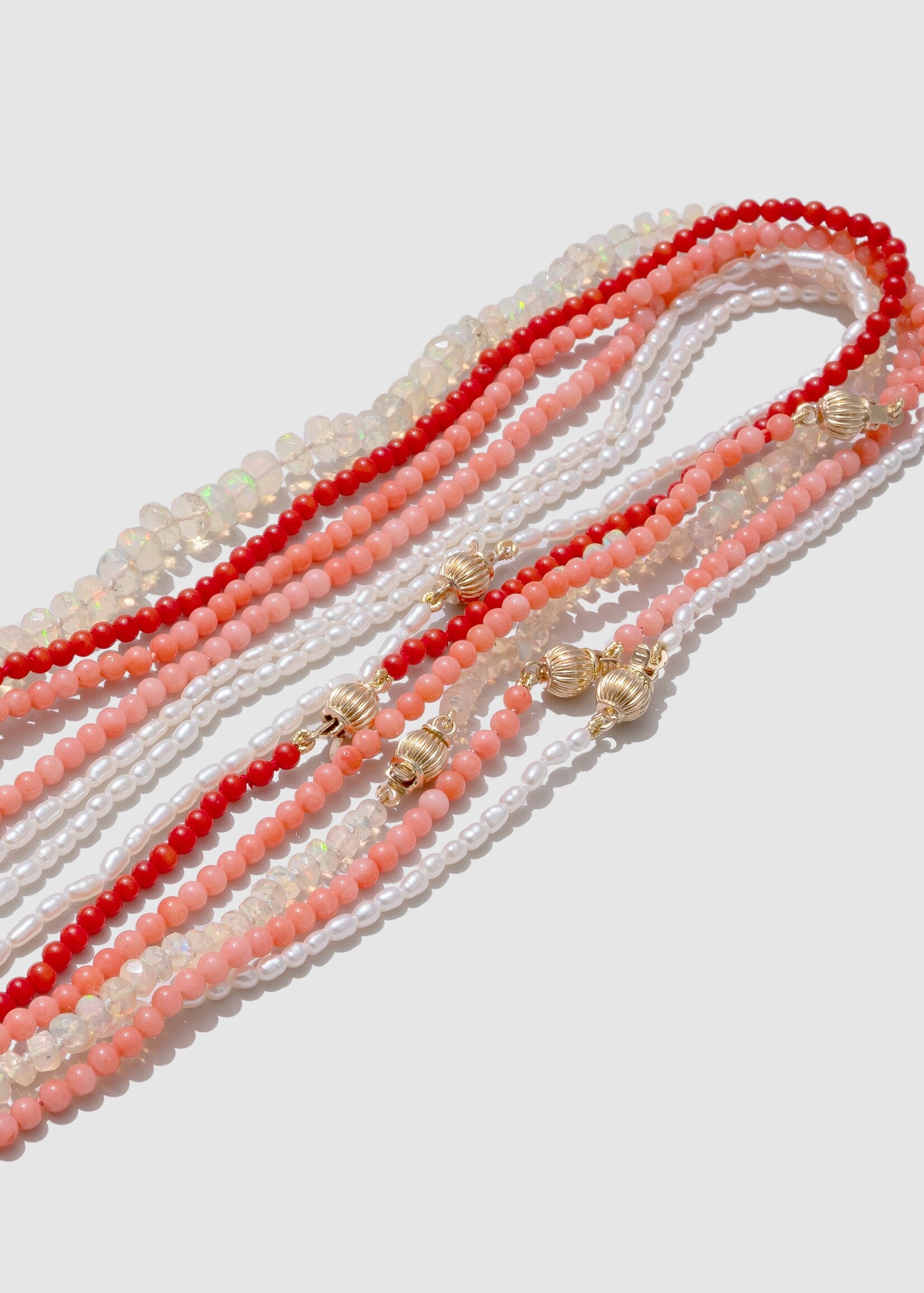 BEATRICE VALENZUELA BAMBOO CORAL NECKLACE