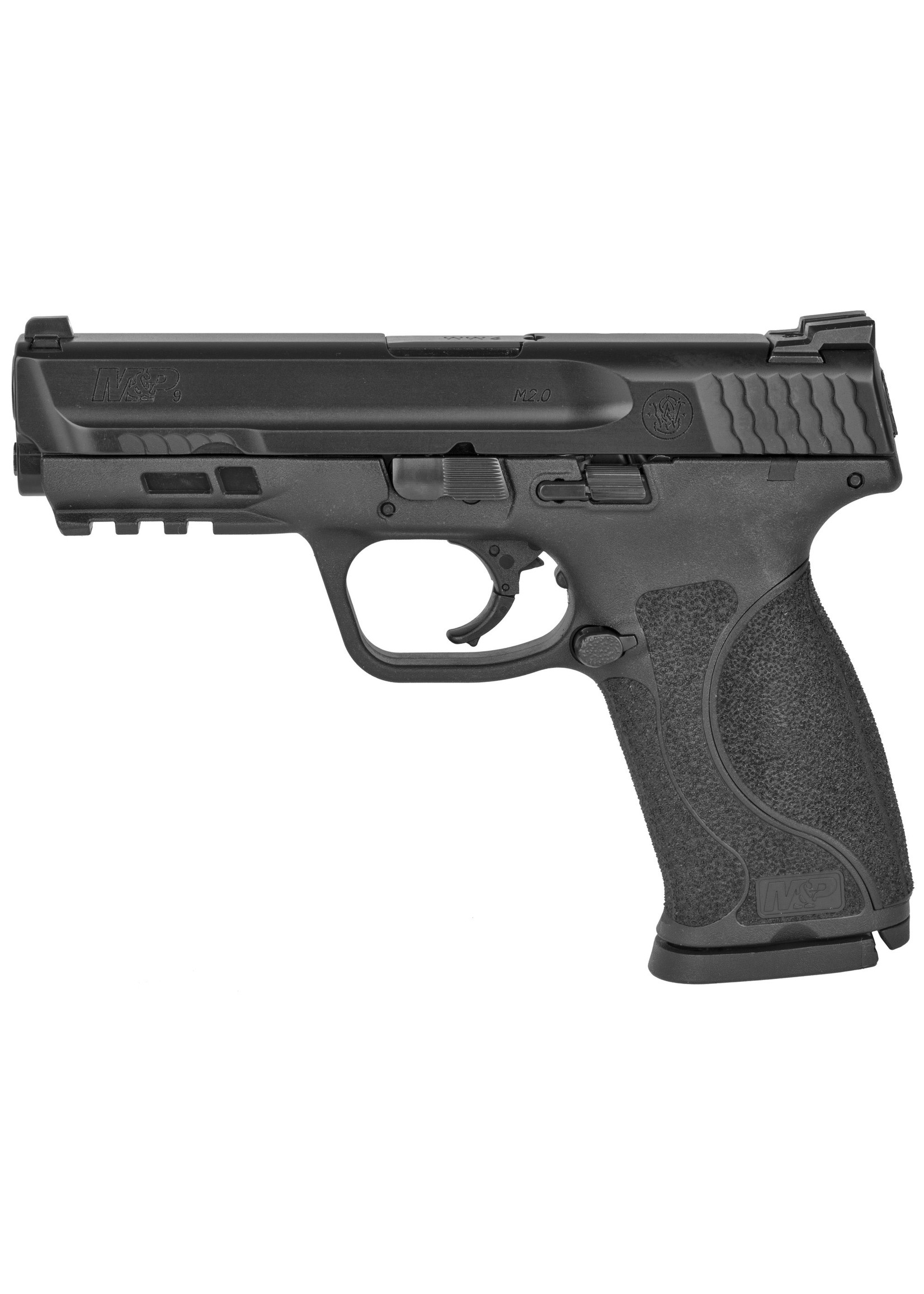 Smith and Wesson (S&W) Smith & Wesson M&P9 M2.0  Pistol, 9mm, 4.25", black, 17+1, No Manual Safety