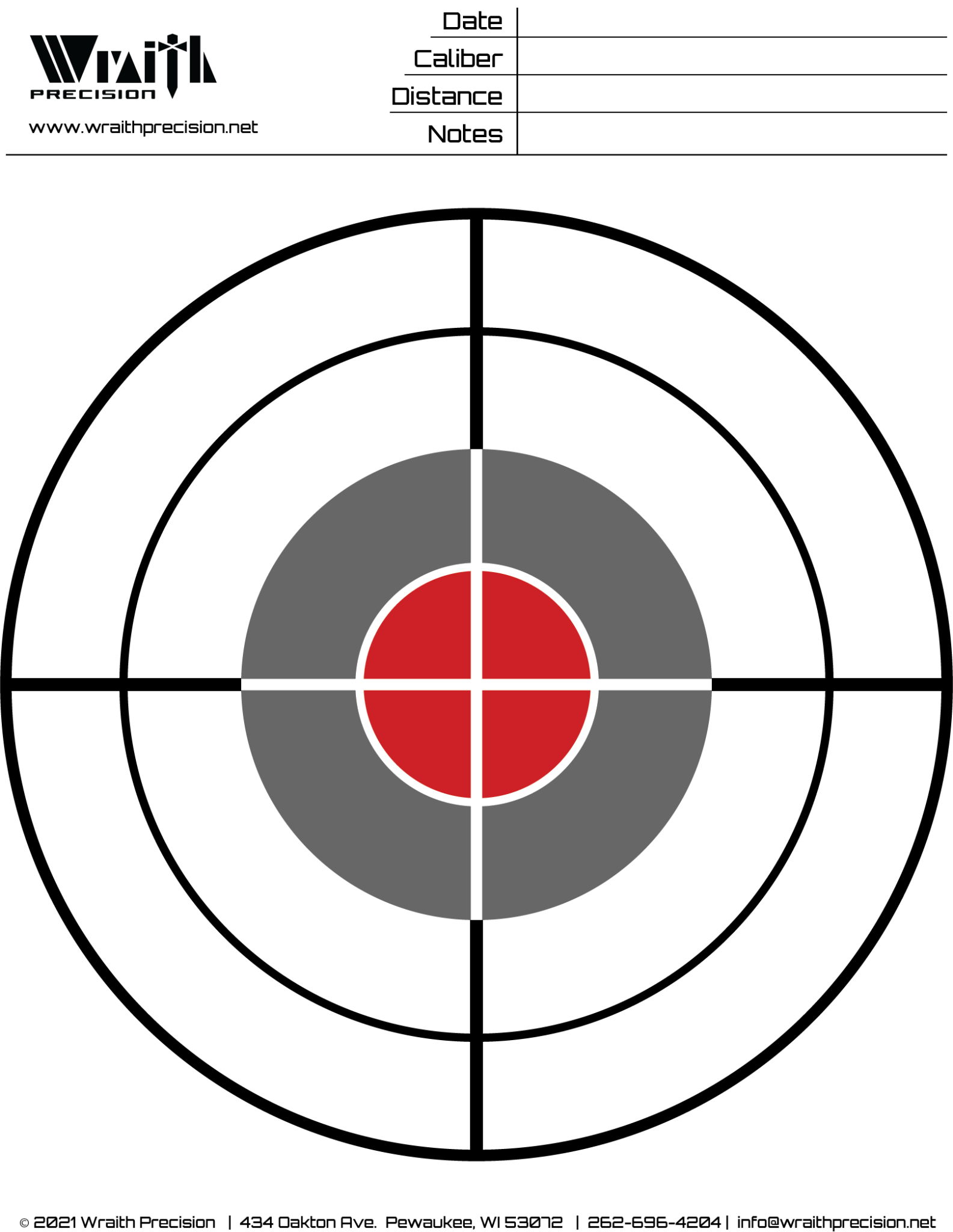 wraith precision wraith precision targets single pistol 10 pk 8 5 x 11 wraith precision