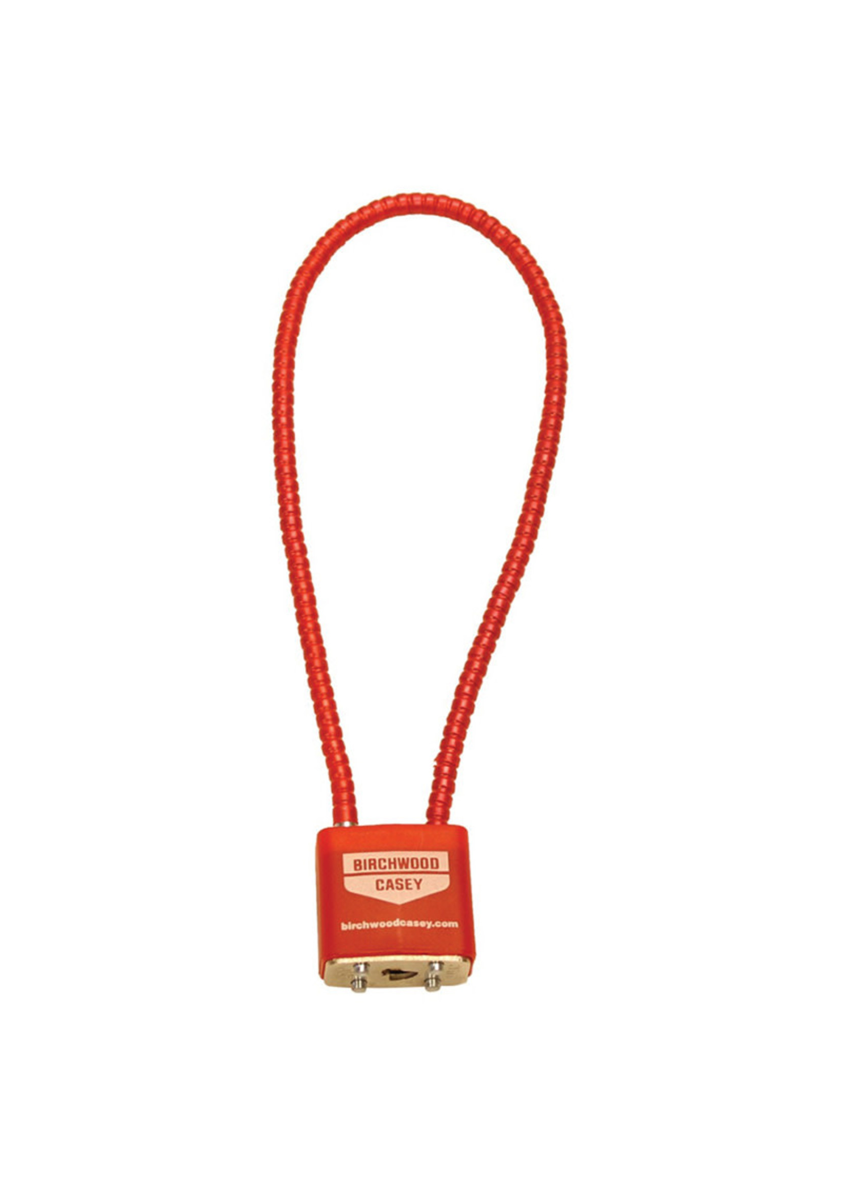 Birchwood Casey Birchwood Casey Safelock Cable Lock, Red, 15"