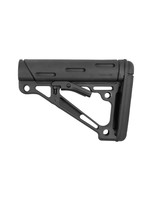 Hogue Hogue AR-15 / M16: OverMolded Collapsible Buttstock (Fits Mil-Spec Buffer Tube) - Black