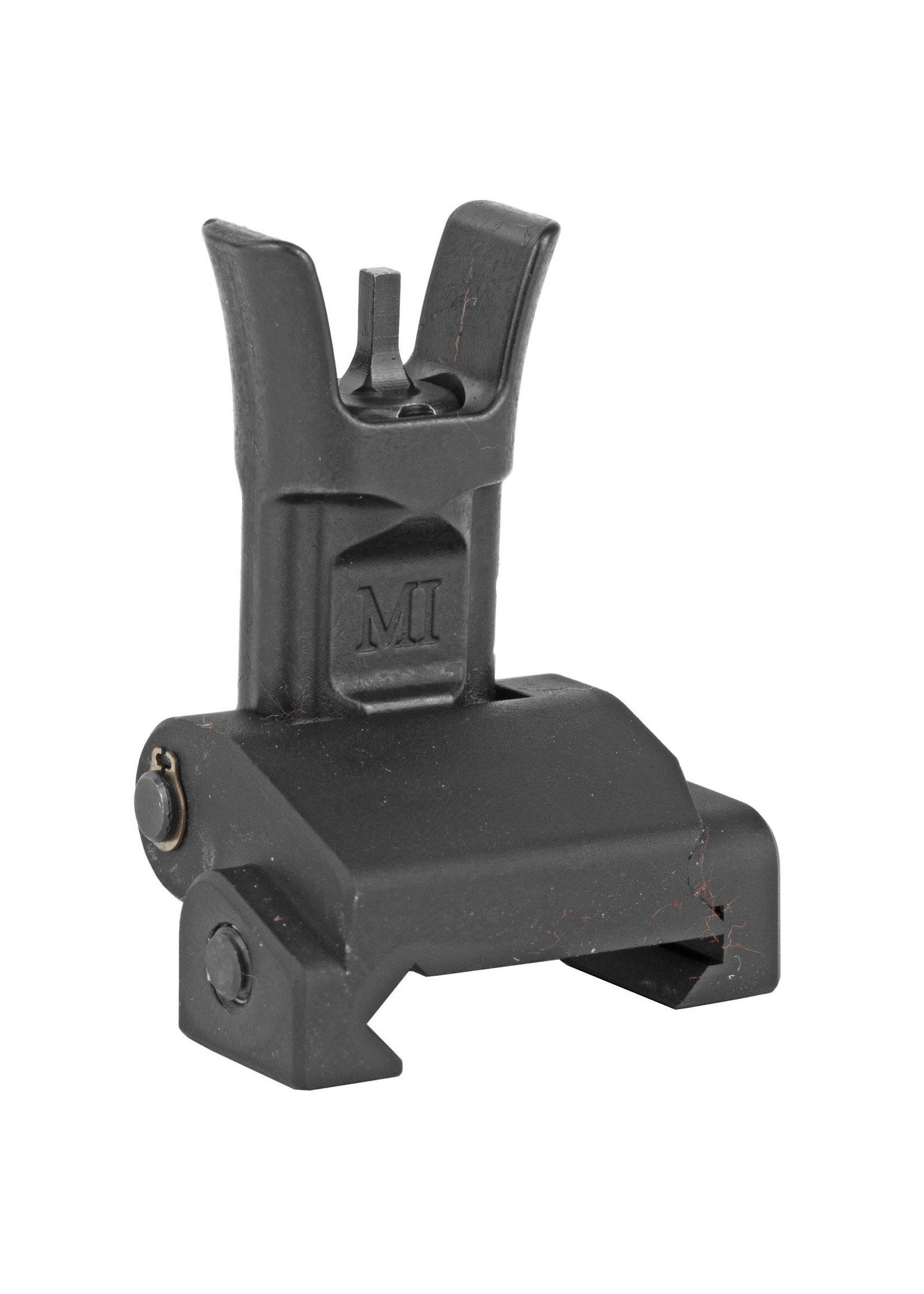 Midwest Industries Midwest Industries MICRSF Combat Rifle Front Sight AR-15, M4, M16 Black Hardcoat Anodized Flip Up Steel/Aluminum