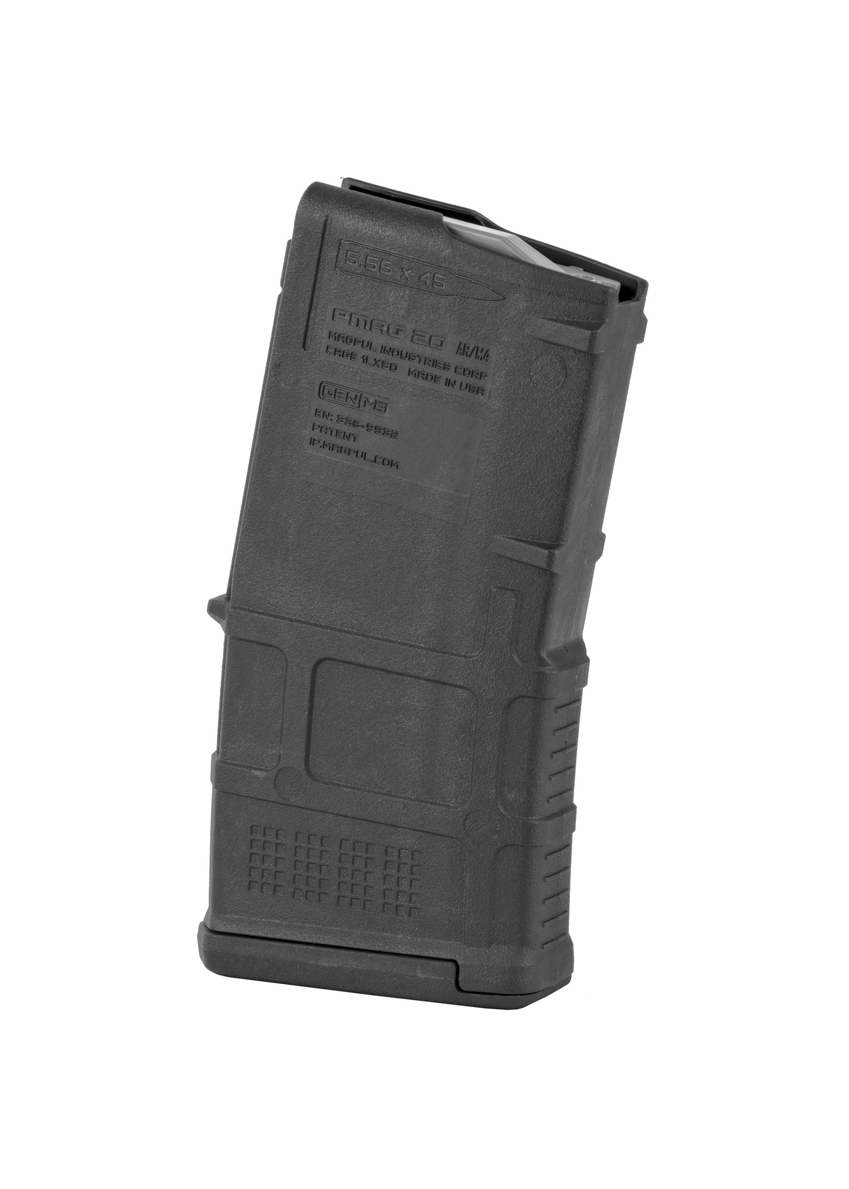 Magpul Magpul Industries, Magazine, M3, 223 Rem/556NATO, 20Rd, Fits AR Rifles, Black Finish