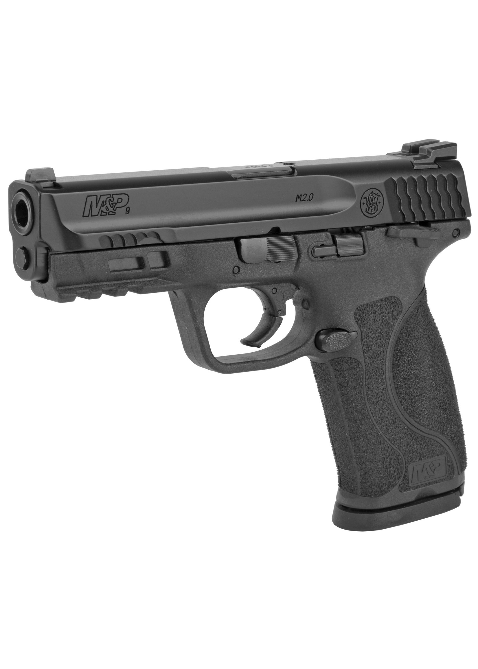 Smith and Wesson (S&W) Smith & Wesson M&P9 M2.0 Pistol,  9mm,  4.25",  black, 17+1, With Manual Safety