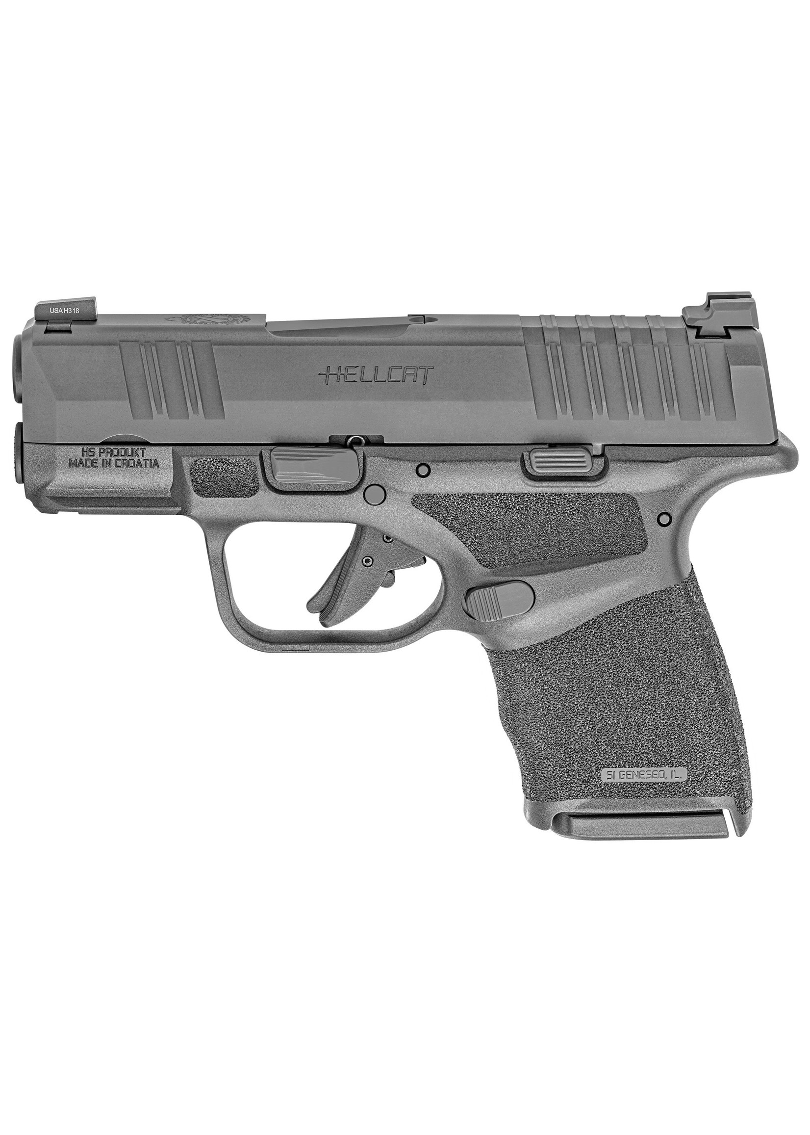 Springfield Armory Springfield Hellcat Pistol, 9mm Black, 3", 10+1, 2 Mags