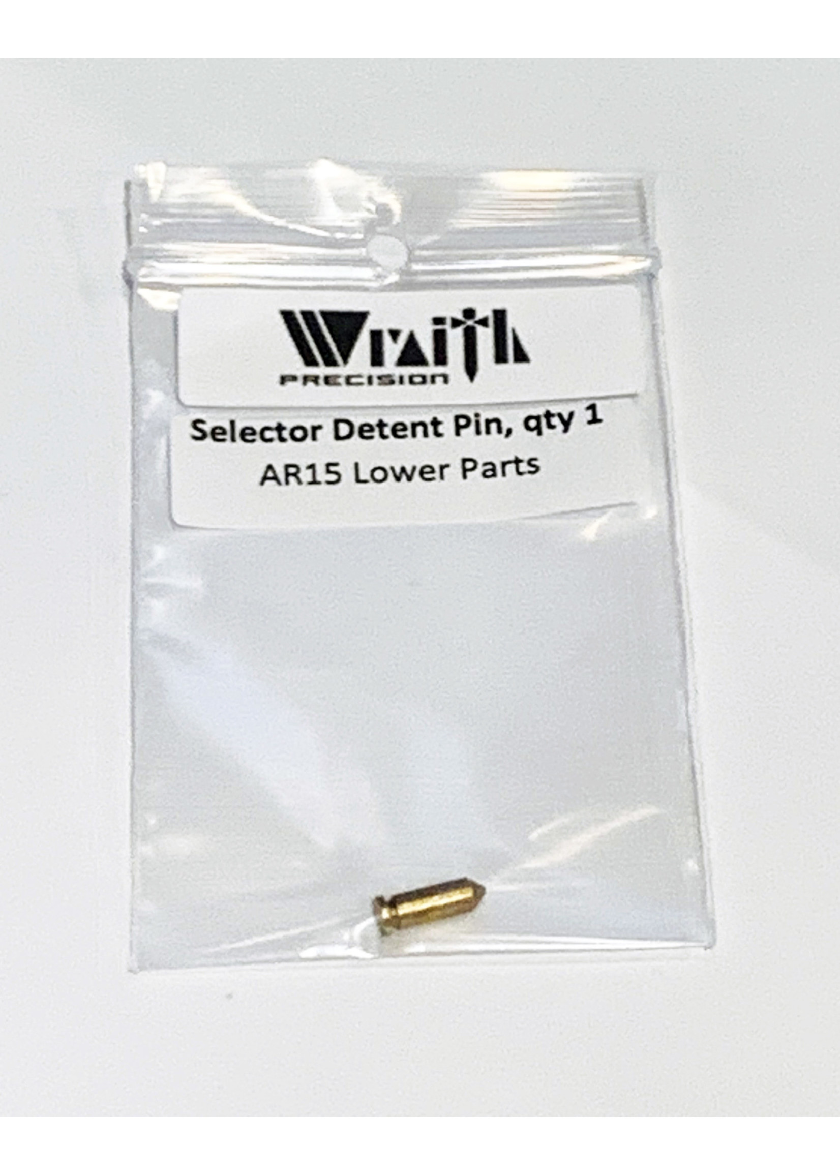 Wraith Precision Wraith Precision AR15 Lower Parts, Selector Detent Pin, Qty 1